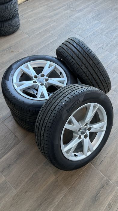 Jante Audi R17 Anvelope 2024 vară/Roți Audi A4(B8,B9) A5 A6 Q5 Pirelli