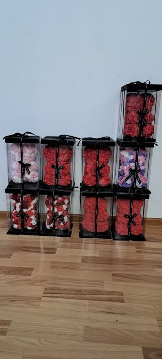 Cadou Ursuleți din trandafiri