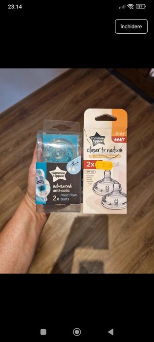 Biberon tommee tippee+4tetine!