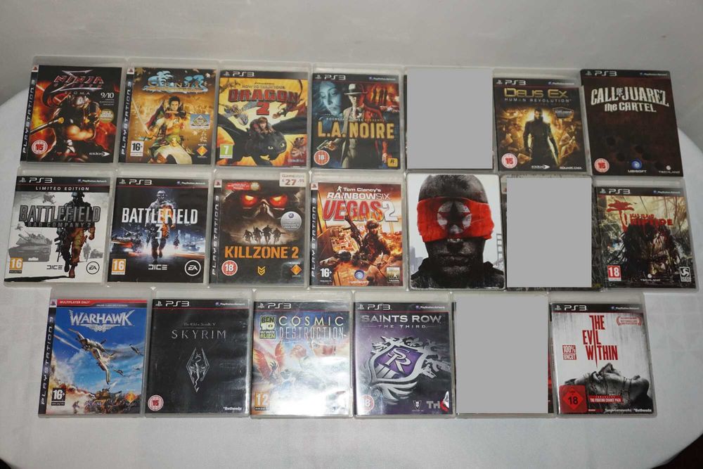 Лот от 89 игри за PS3 Resident Evil 5/Bioshock/NFS/GTA 4/MotoGP/GRID 2