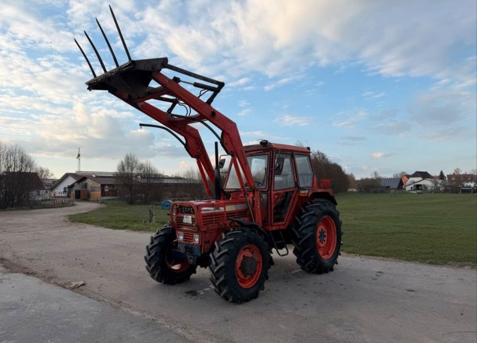 Tractor Same TIGER 100cp cu încărcător cupa+țepi pentru baloți+cauciucuri noi