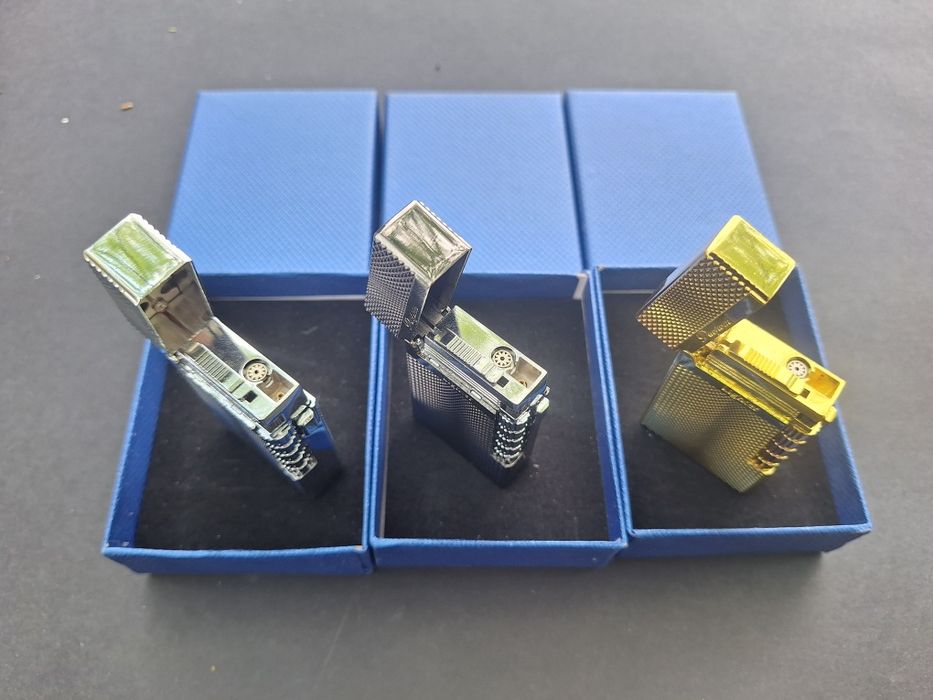 Луксозна метална запалка с два вида пламък