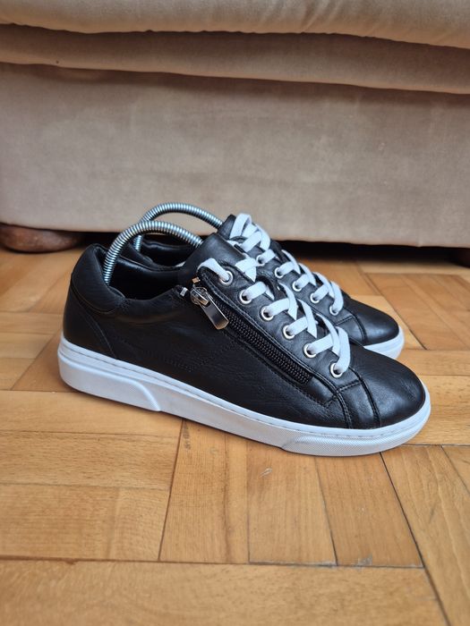 Pantofi sport Rosa Negra Comfort, Piele Naturală, Unisex - 37