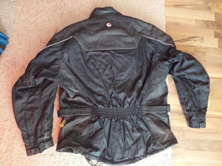 Geaca moto textil si piele Polo,marime mare