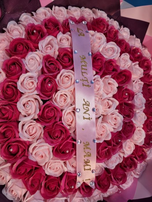 Buchete trandafiri sapun