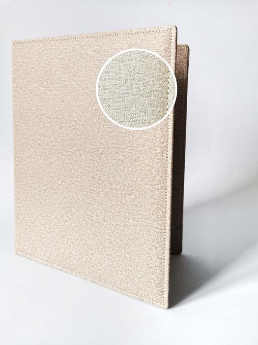 Меню, кожа, дерево, пластик.