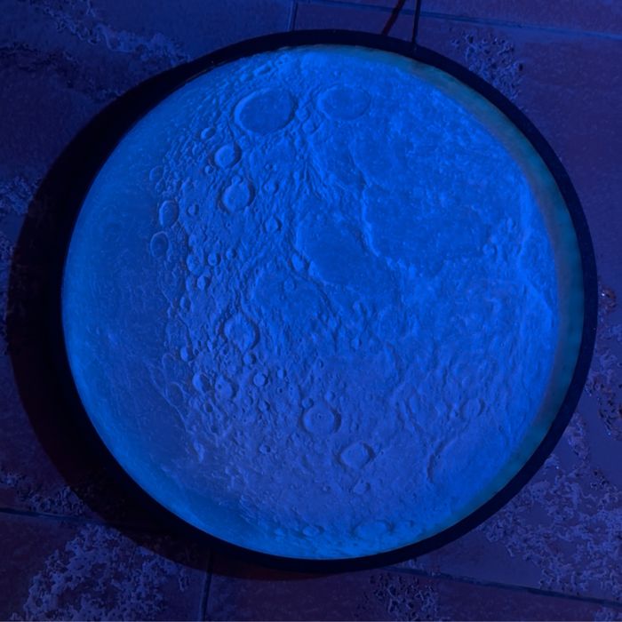 Lampa de perete Luna 3D 400x400mm