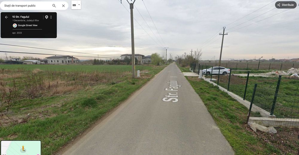 Teren intravilan de vanzare, Com, 1 Decembrie, Ilfov, Supr 520 mp