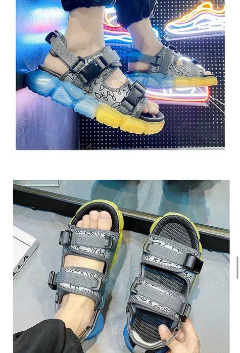 Летние подростковые сандали для мальчиков