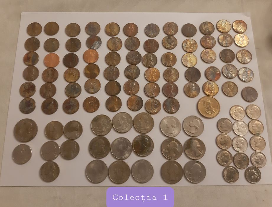 Colecții monede – SUA, România & internaționale – 1000 lei / colecție