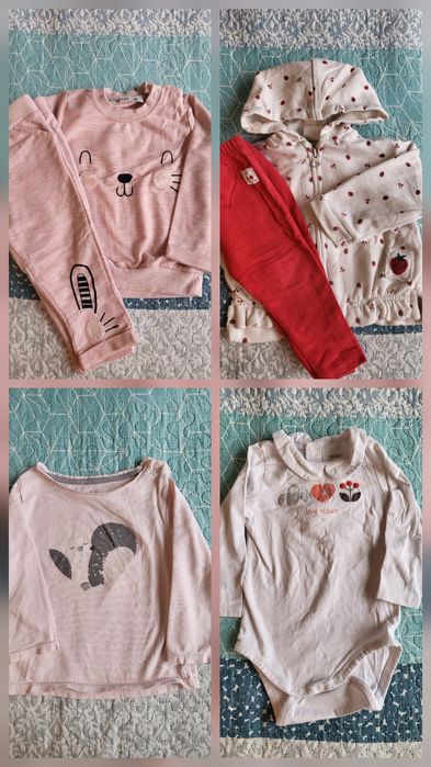 Дрешки за момиче размер 74