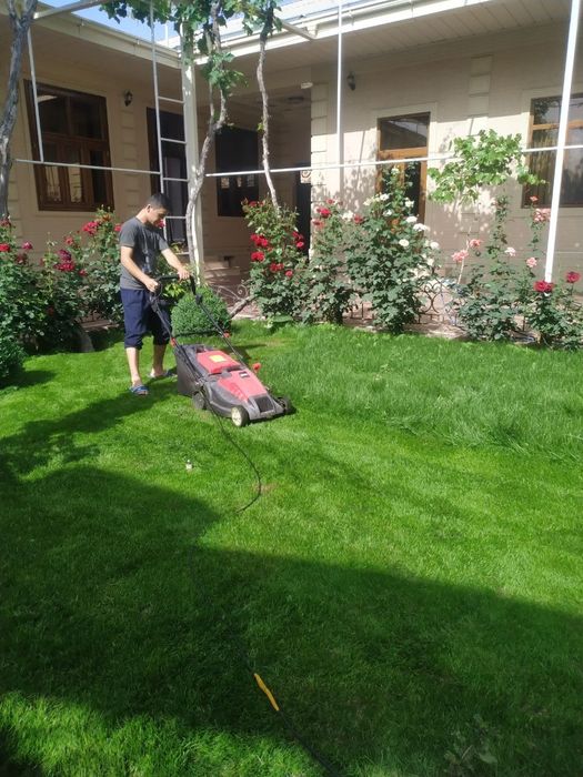 Gazon ekish archa kesish ishlar lanshaftni dizayin ishlar bazaramiz