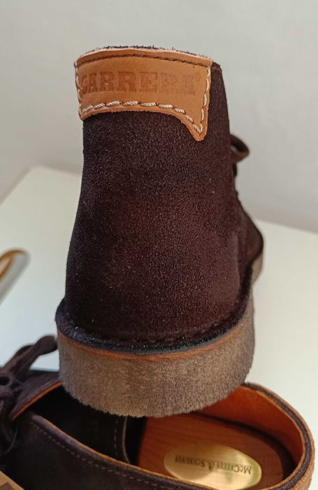 Ghete chukka 45 43 40 premium Carrera NOI piele naturala moale
