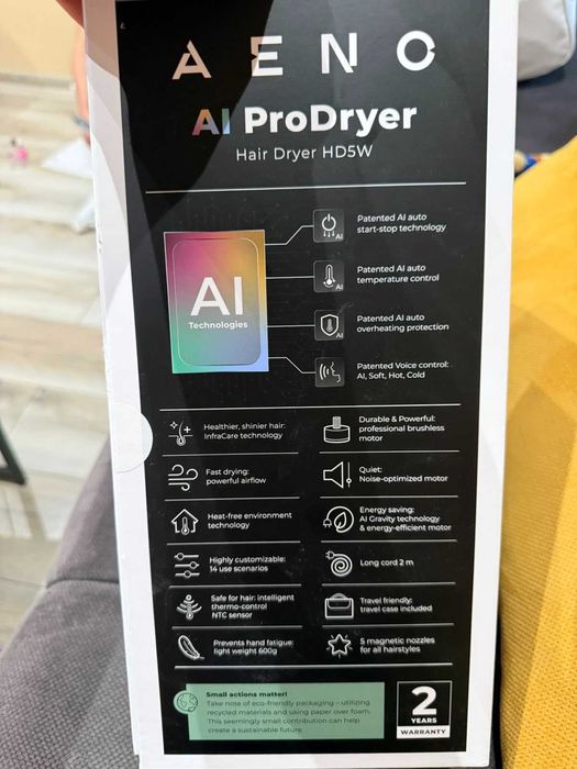 Сешоар AENO AI Pro Dryer HD5W