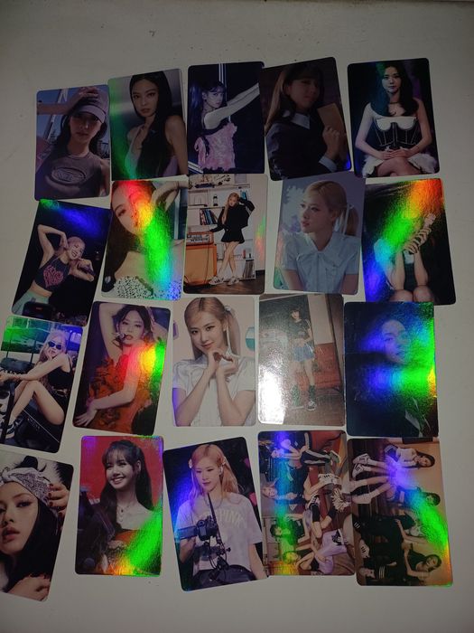 карты блэк пинк с наклейками