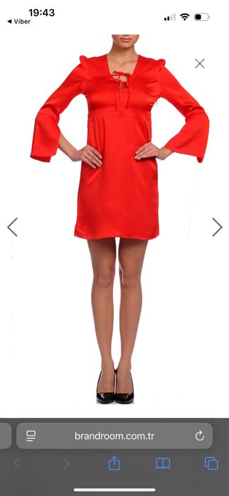 Сатенена рокля Maje