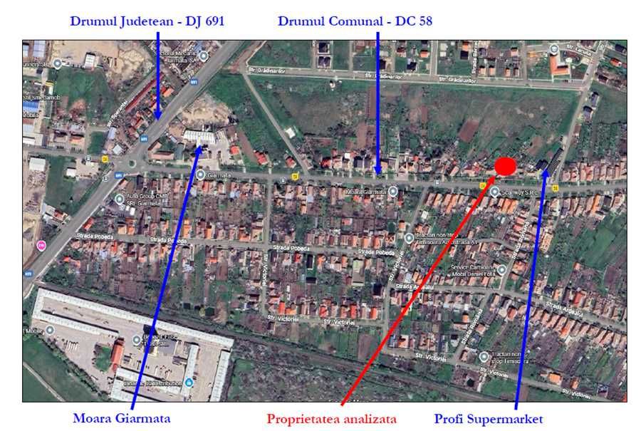 De vânzare casă în centru, cu teren 1.549mp. str. Morii nr. 53, Giarma