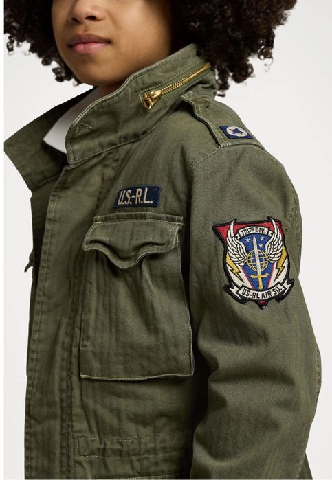 POLO RALPH LAUREN 160/80 - Jacheta PARKA - Olive Mountain