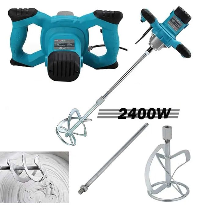 Бъркалка Стройтелен Миксер за Бетон цимент 2400W KRAFT