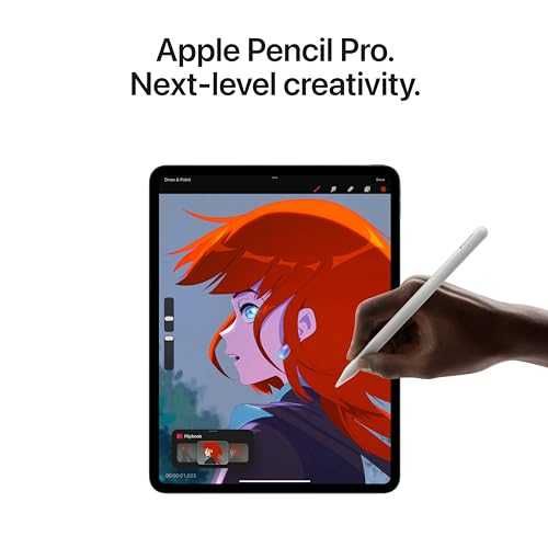 Стилус Apple Pencil Pro с натиск и магнитно зареждане