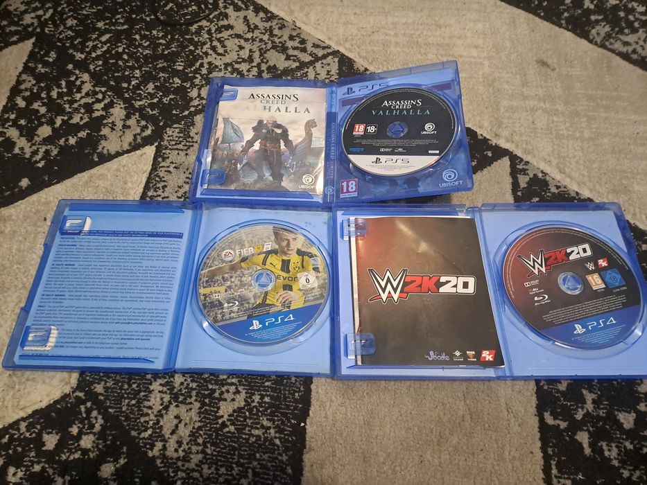 Playstation 4 slim, 2 jocuri, mentenanță făcută. Assassins creed valhalla ps5 bonus