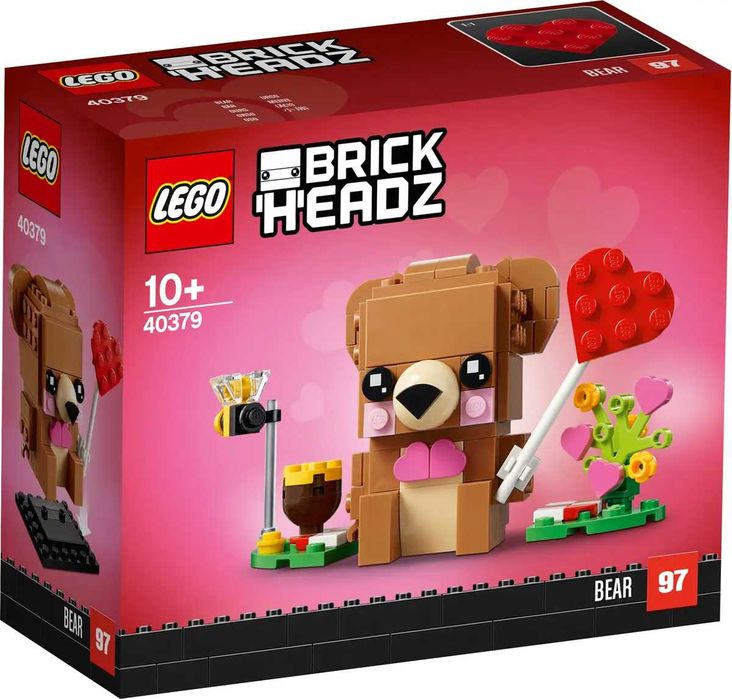 LEGO "BrickHeadz" — 40379 Valentines Bear.