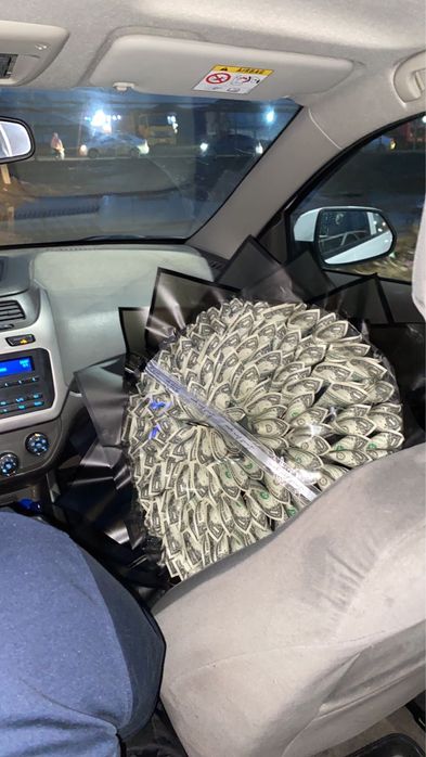 Деньжный букет Алматы