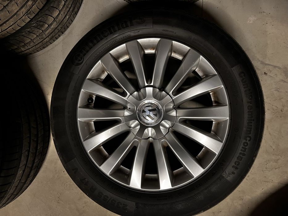 Jante cu anvelope vara 235/55/17 Continental Sport Contact 7 DOT2023