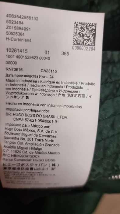 Geaca iarna Hugo Boss H-Corbinian4 Verde 2025 marime 48