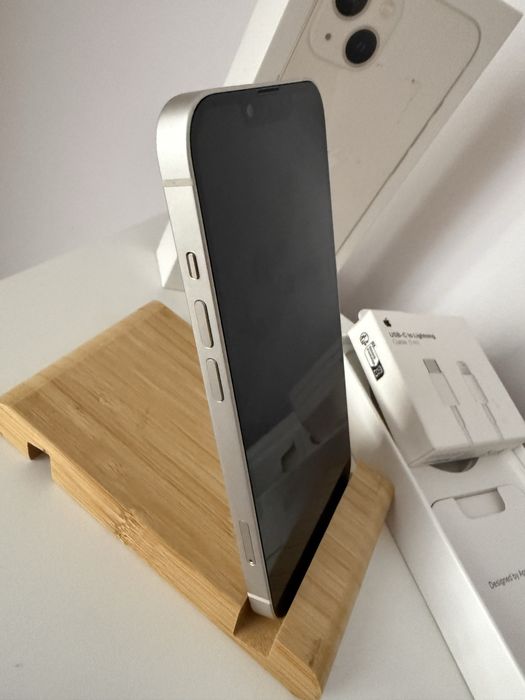 iPhone 13 Alb/Negru, 128Gb, Bat 100% Originala