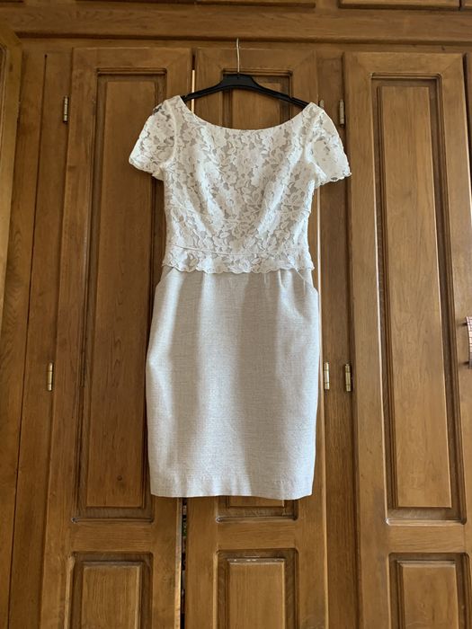 Rochie midi nude sidef, 38