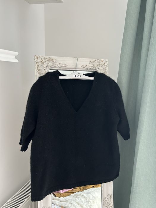 Pulover cu maneca scurta din 100% casmir