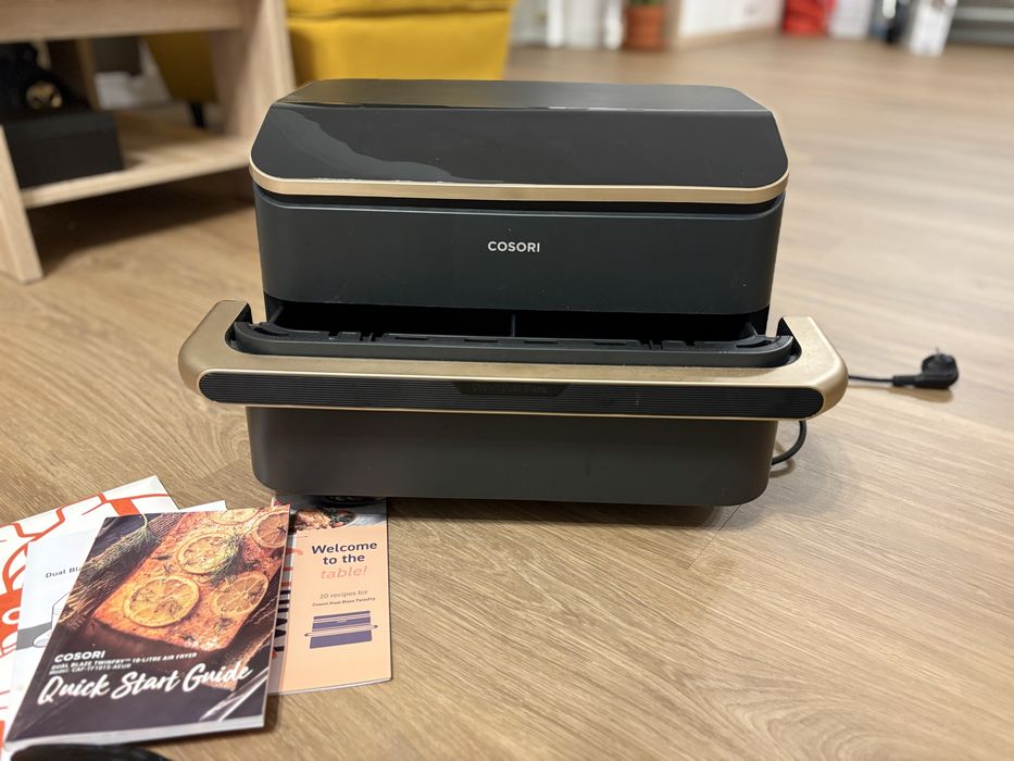 Air fryer - Friteuză cu Aer Cald Cosori Dual Blaze TwinFry, 10 litri