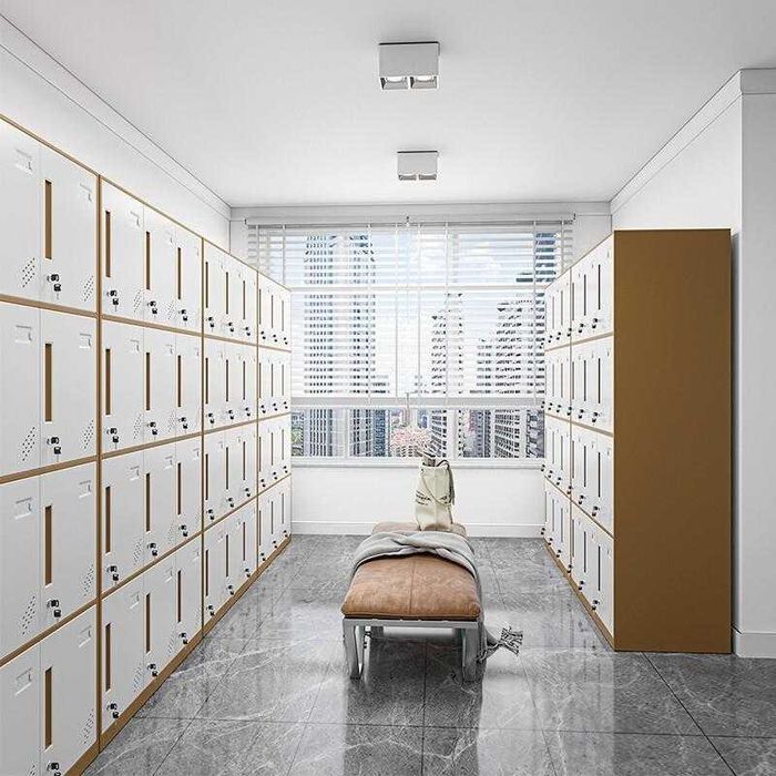 Metall eshikli shkaf / kiyim, sumka va buyumlar saqlash uchun