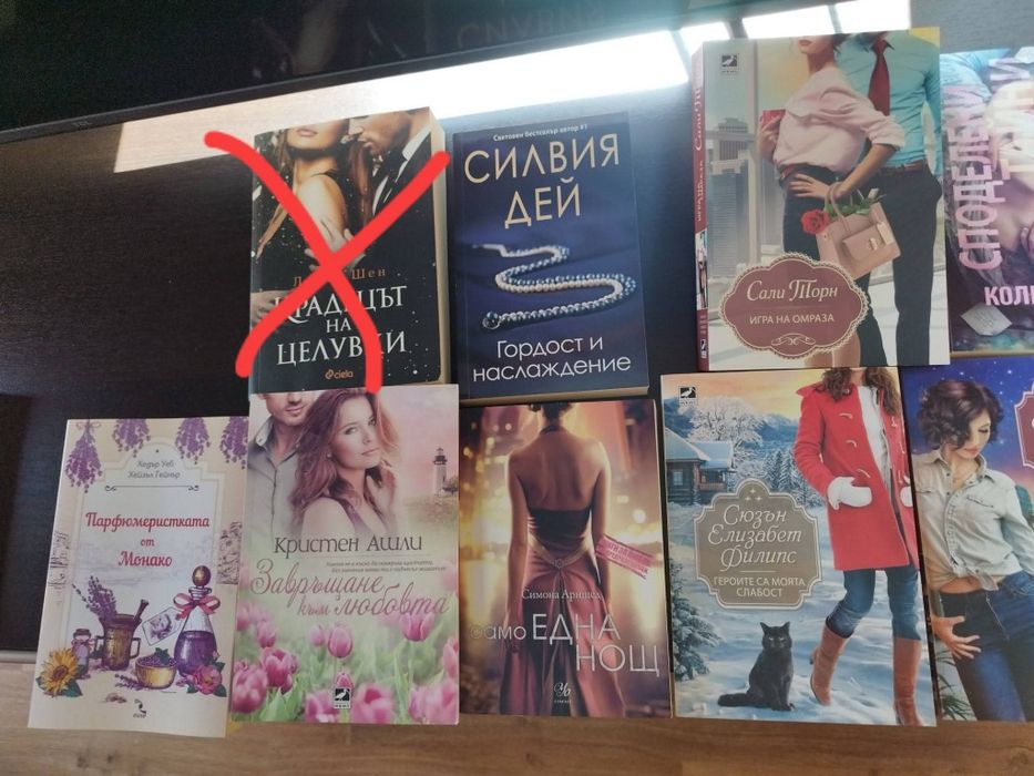 Романи на български и английски език