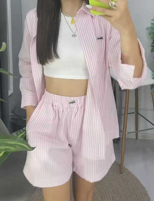 Дамски сет Lacoste в розово