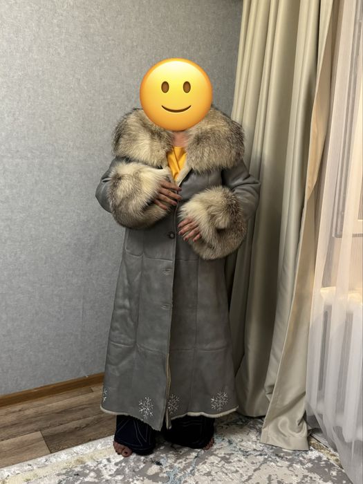 Дубленка кожанный