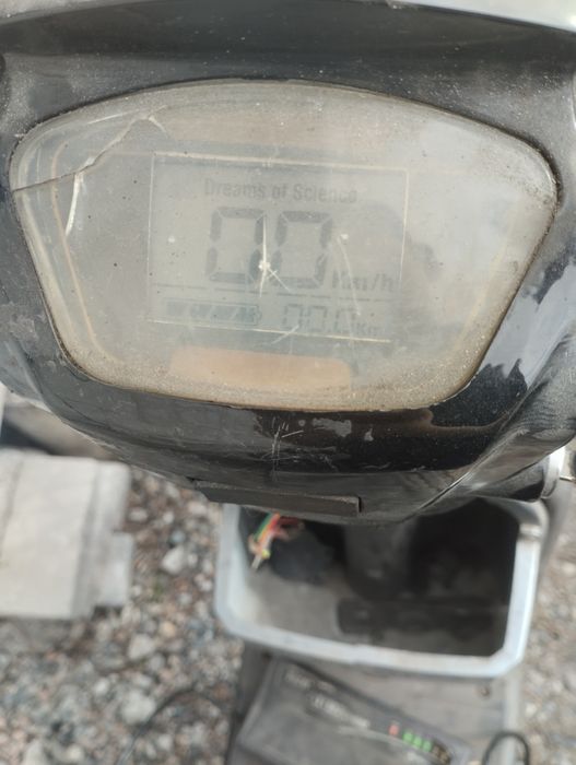 Электромопед на ходу