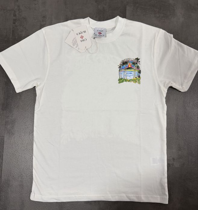 Tricou Casablanca alb/negru