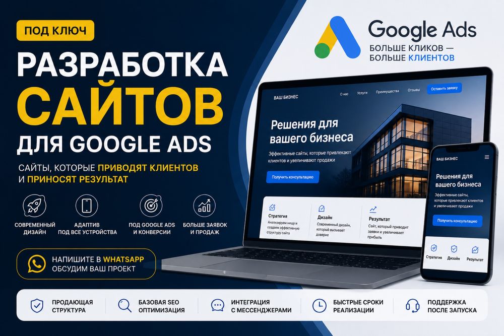 Создание сайтов для google ads