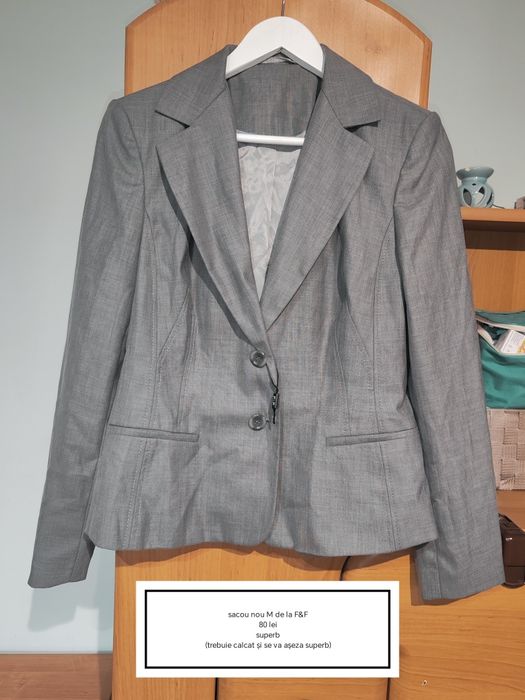 Sacou nou M superb, gri F&F