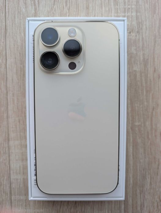 iPhone 14 pro 128gb Gold E-sim + калъф