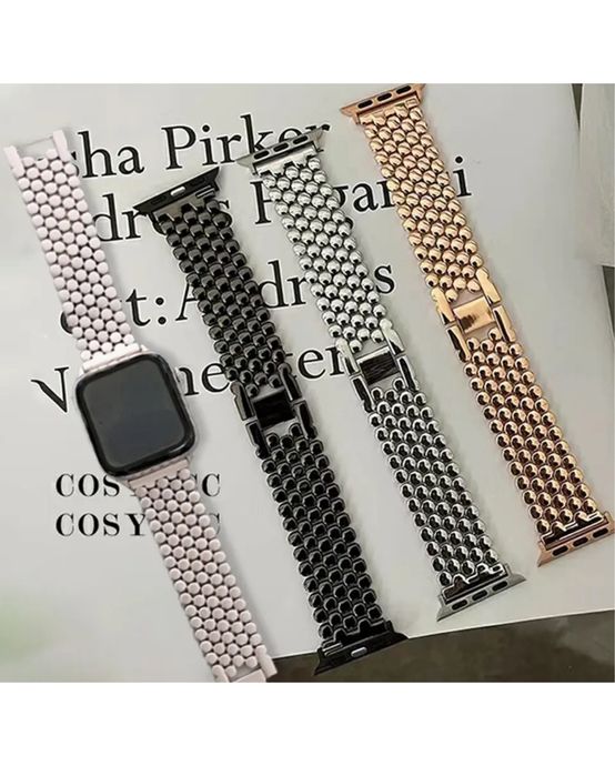 Curea Hexa Compatibila Ceas Bratara Metal Apple Watch Incarcator Cablu