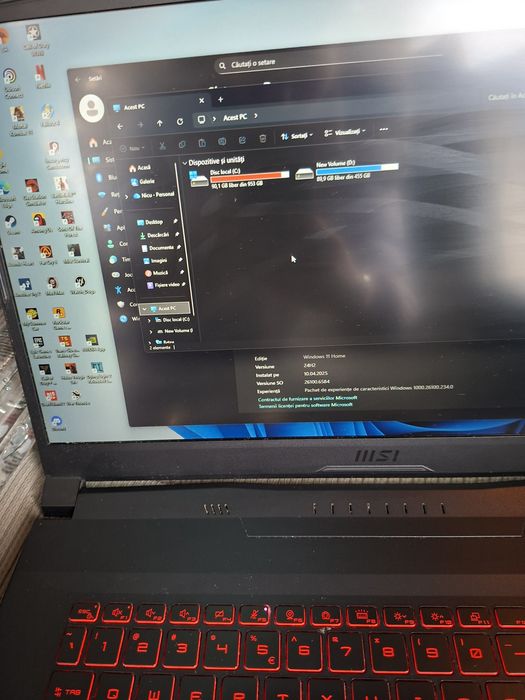 Vând laptopul MSI katana GF76