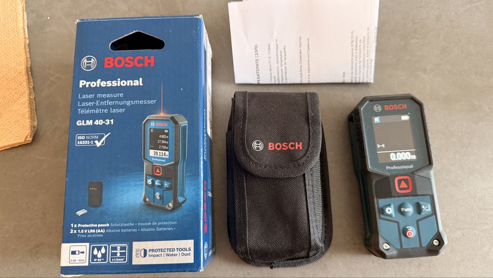 Чисто нова лазерна ролетка BOSCH GLM 40-31