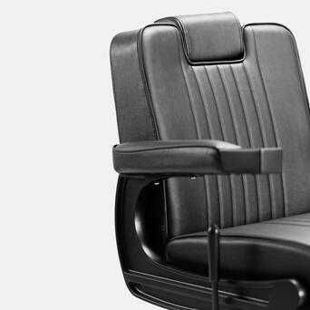 Scaun frizerie/barberie-Goni Black - Negru