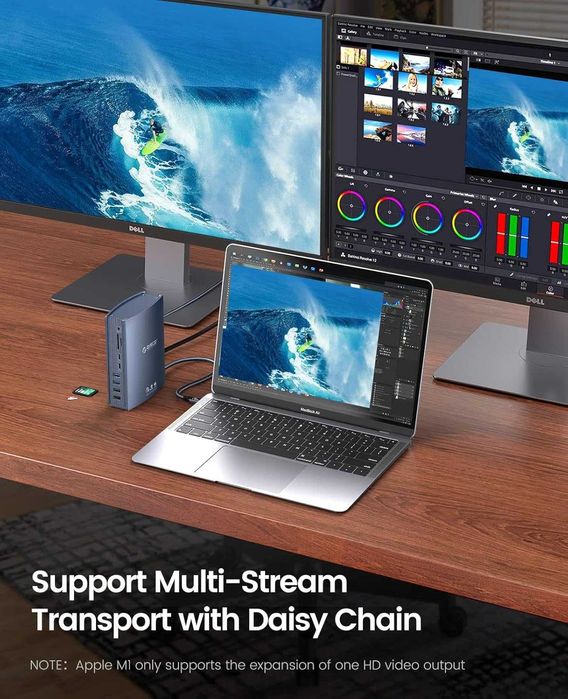 ORICO TB3-S3 Thunderbolt 3 Докинг станция 15-в-1 USB C, 60 W 40 Gbps