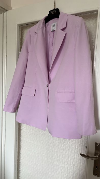 Дамско лилаво сако Zara