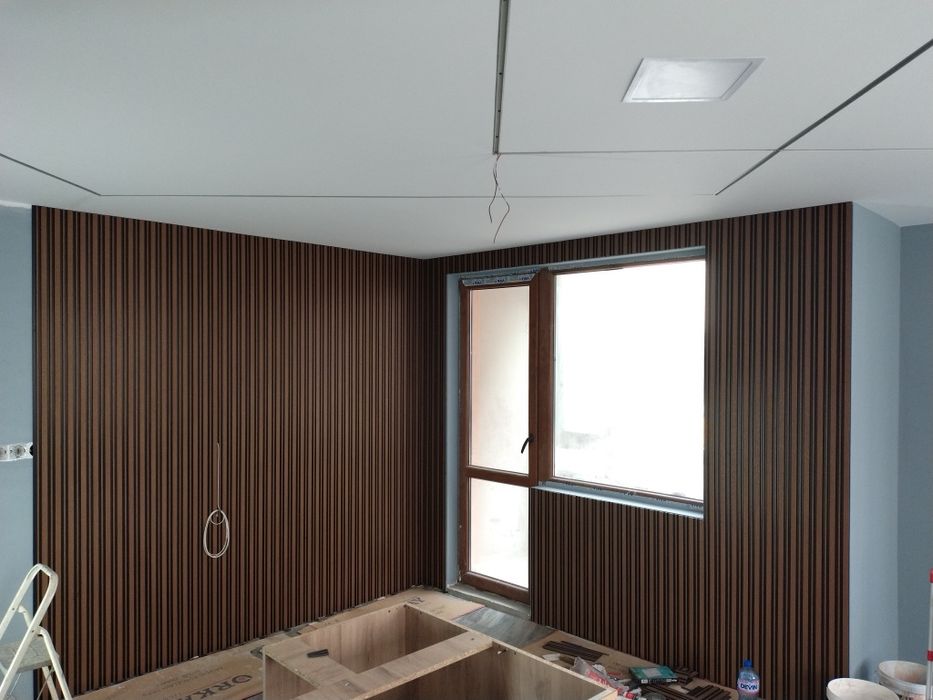 Боядисване , Шпакловане ,Шкурене и грундиране .