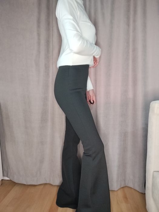 Дамски дънки с камъни, чарлстон,зелени, Baggy fit